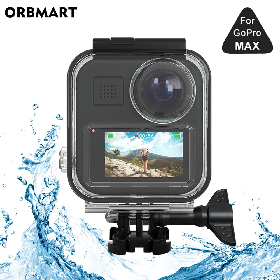 Touchscreen Waterproof Housing Case For Gopro Max 360 Diving Protectiv Filmmking