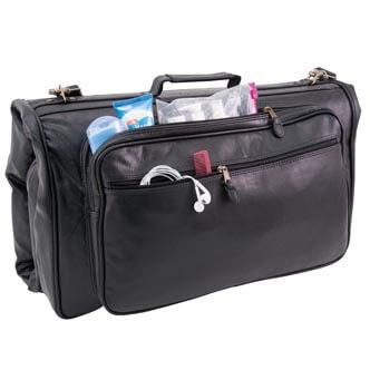 highland series Tri-Fold Garment Bag, side pockets