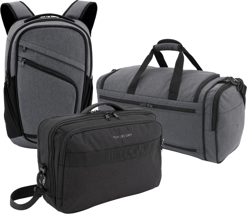 mercury luggage pro series bags, group shot