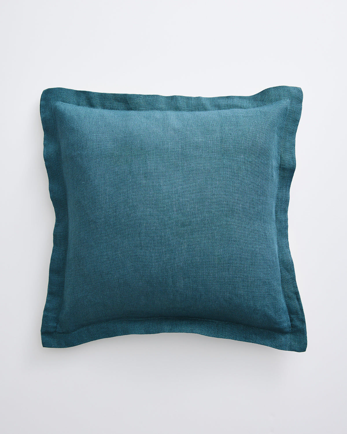 Image of Petrol 100% Linen Cushion Cover  