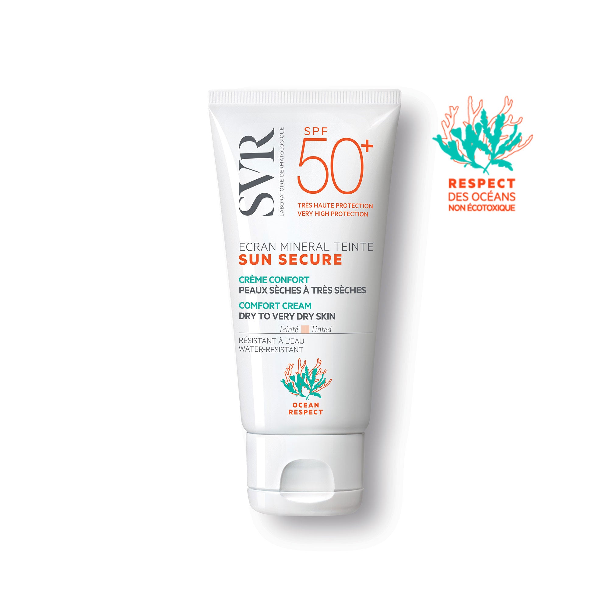 svr sun secure ecran mineral teinte spf50