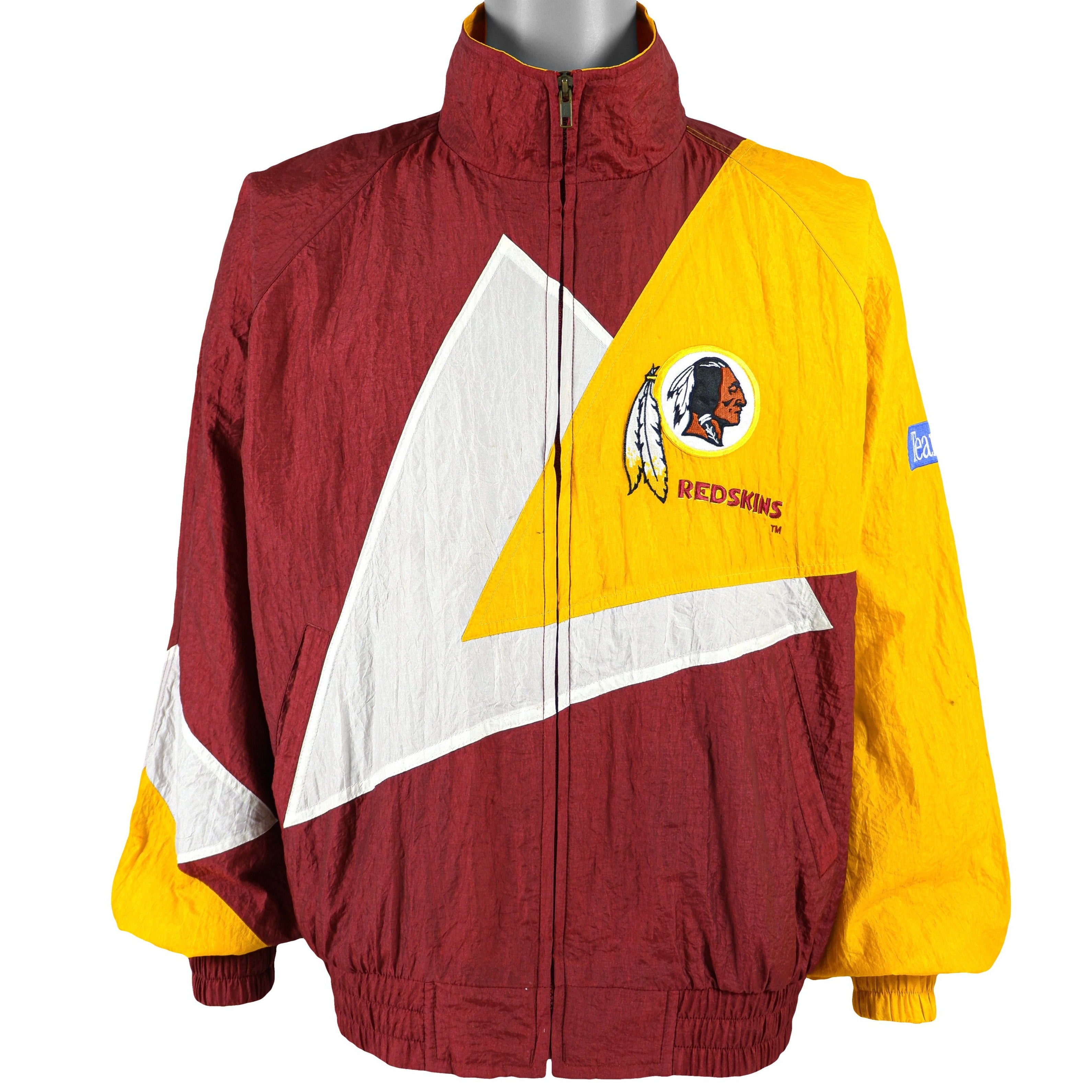 Vintage 90s Starter Washington Redskins Embroidered Hoodie Sweatshirt Large