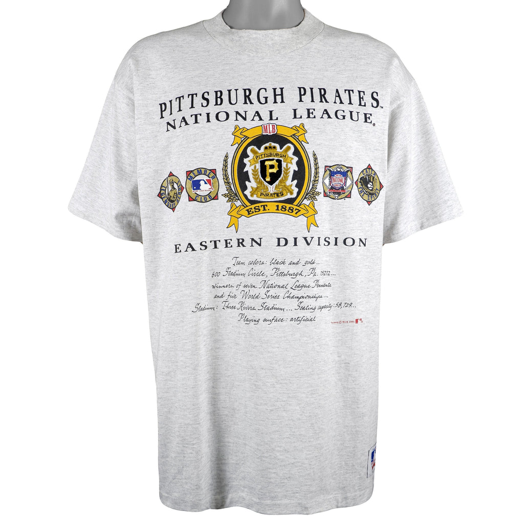 Vintage MLB (Nutmeg) - Pittsburgh Pirates Spell-Out Deadstock T