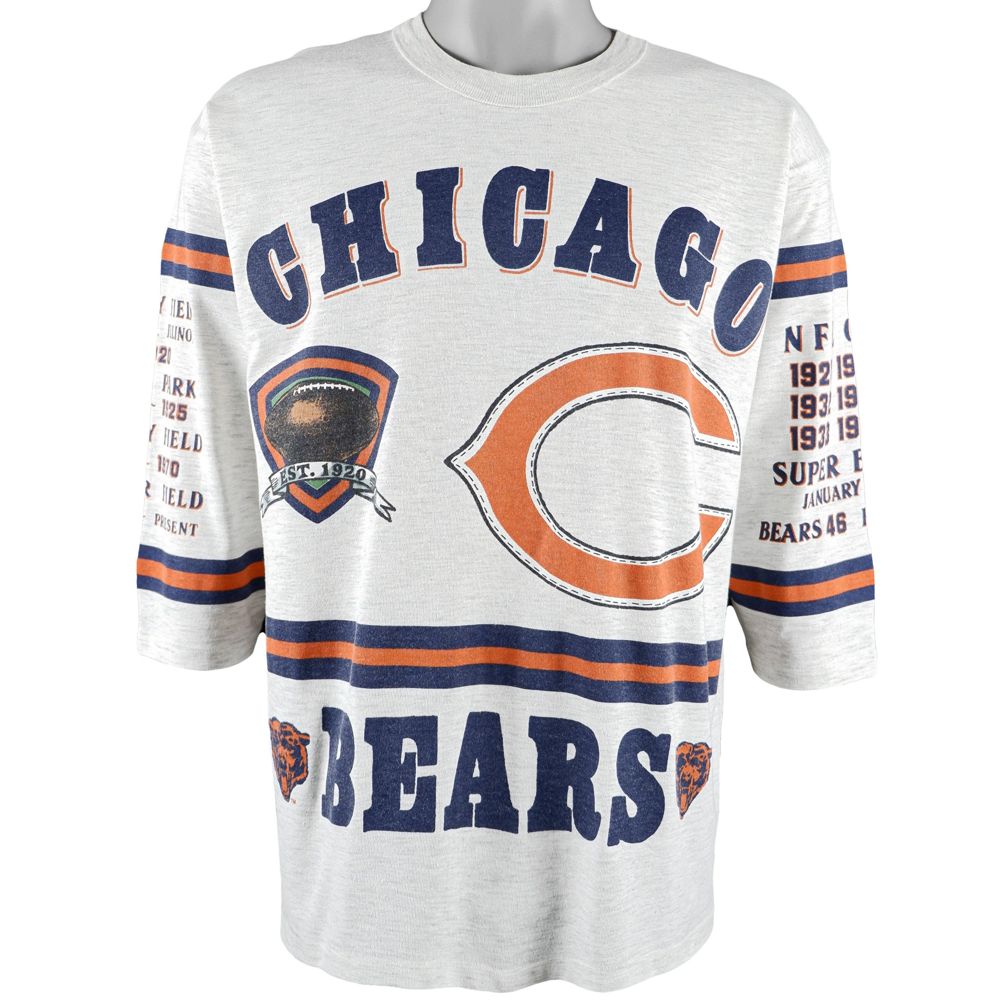 Shirts, Vintage Chicago Bears Retro Football 192 Shirt Tee