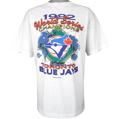 VTG TORONTO BLUE JAYS 1992 World Championship STARTER Long Sleeve T-Shirt  Sz M