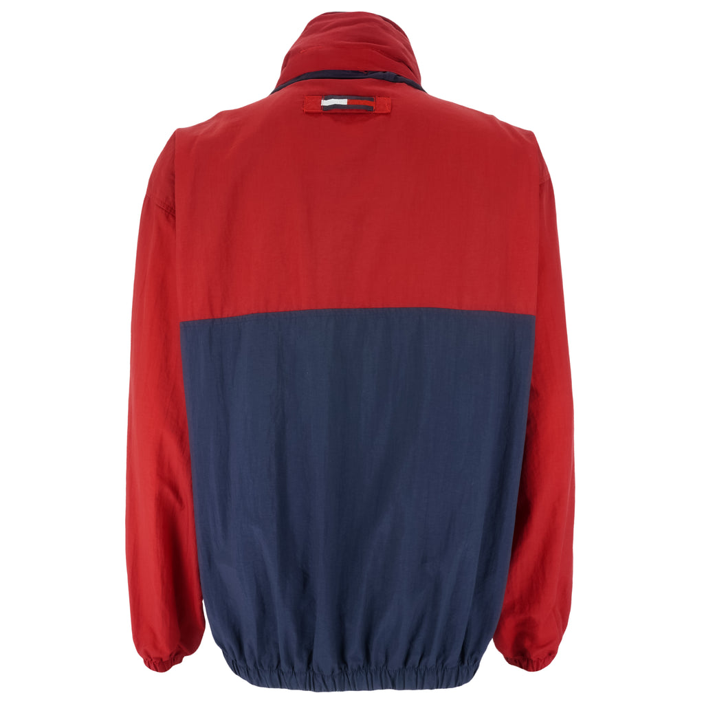 Vintage Tommy Hilfiger - Blue & Red Big Logo Jacket 1990s X-Large – Vintage Clothing