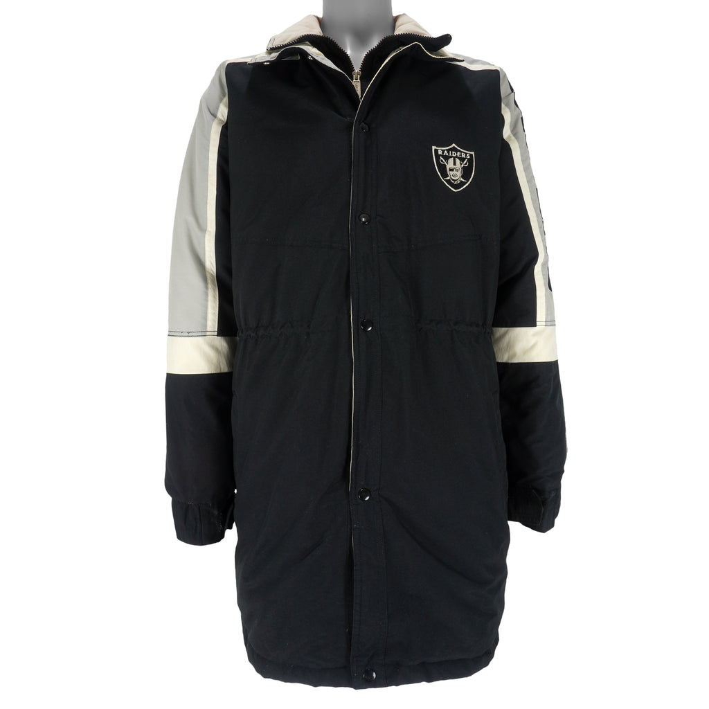 oakland raiders puffer jacket