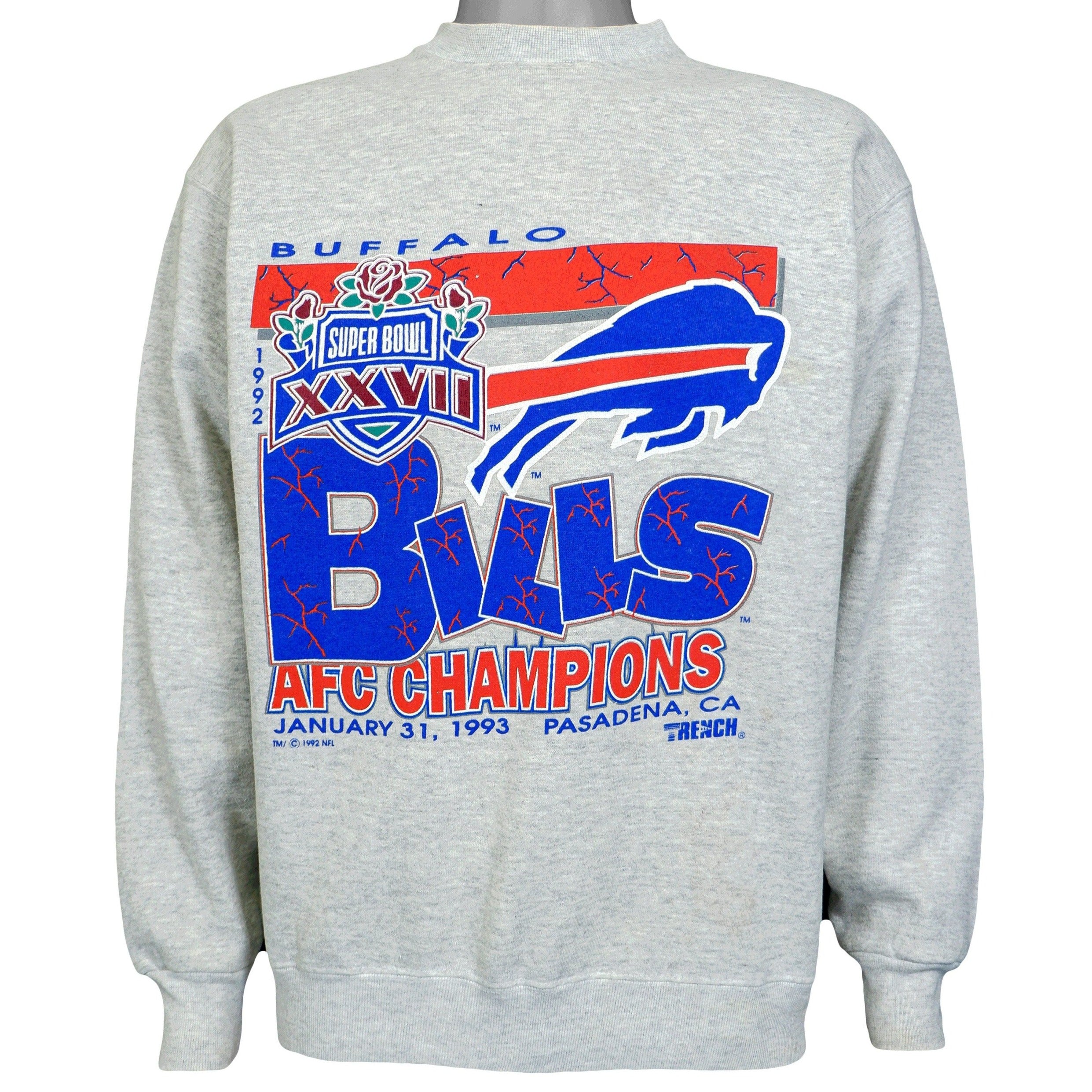 Vintage Buffalo Bills NFL Sweatshirt - Blue - L – Headlock