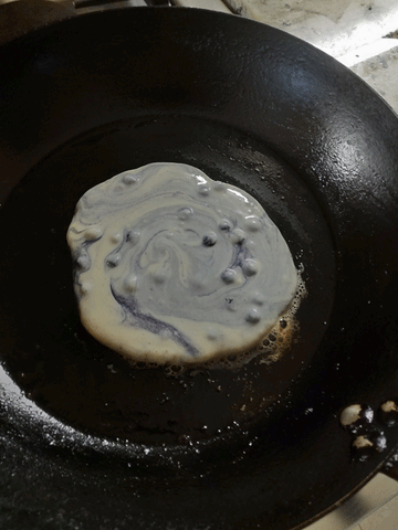 Blueberry pancakes 