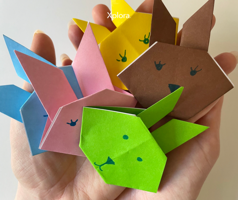 Origami Rabbits Easter