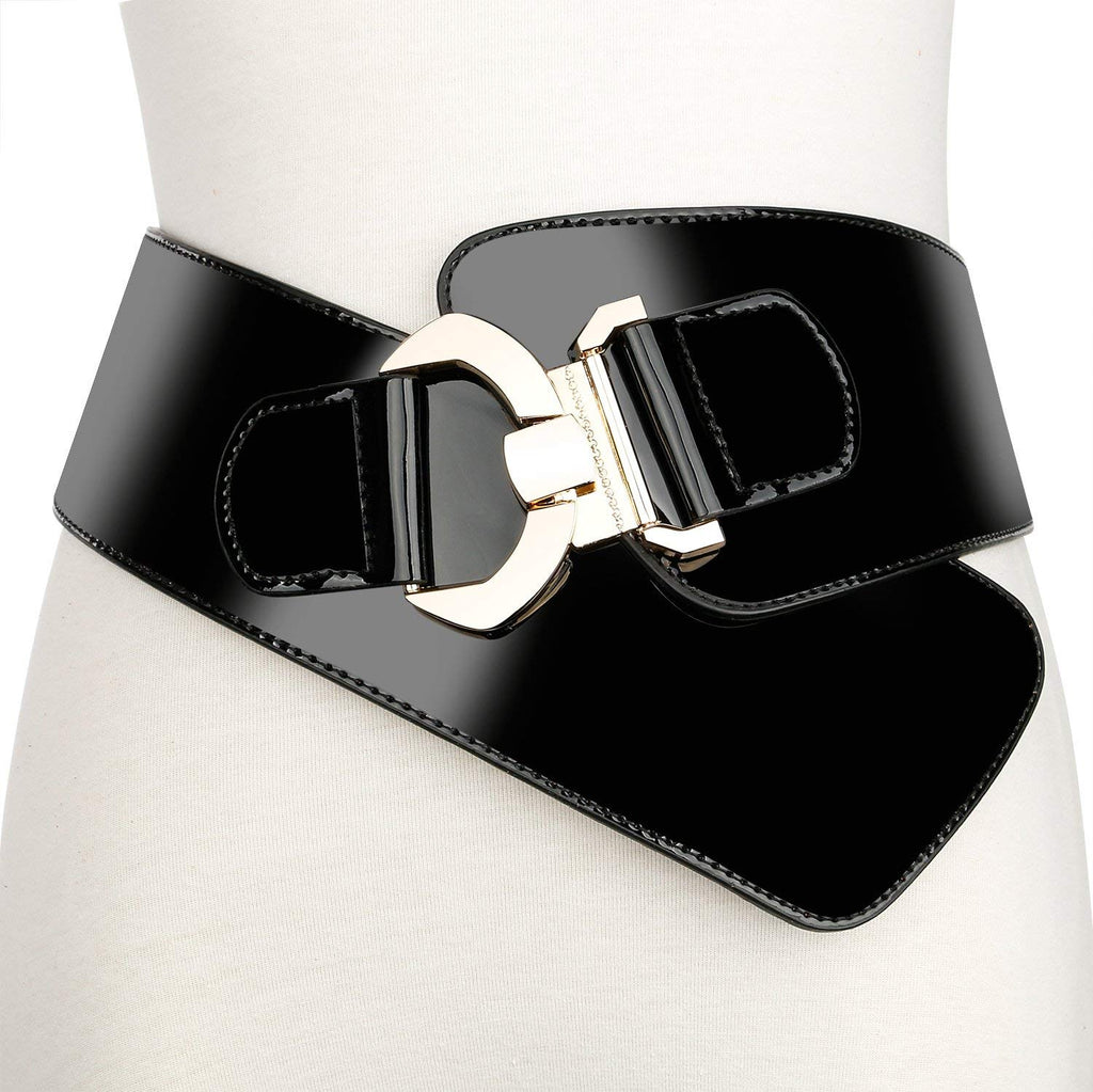 Elastic snake pattern belt womens-Wide fashion belt-Jasgood – JASGOOD ...