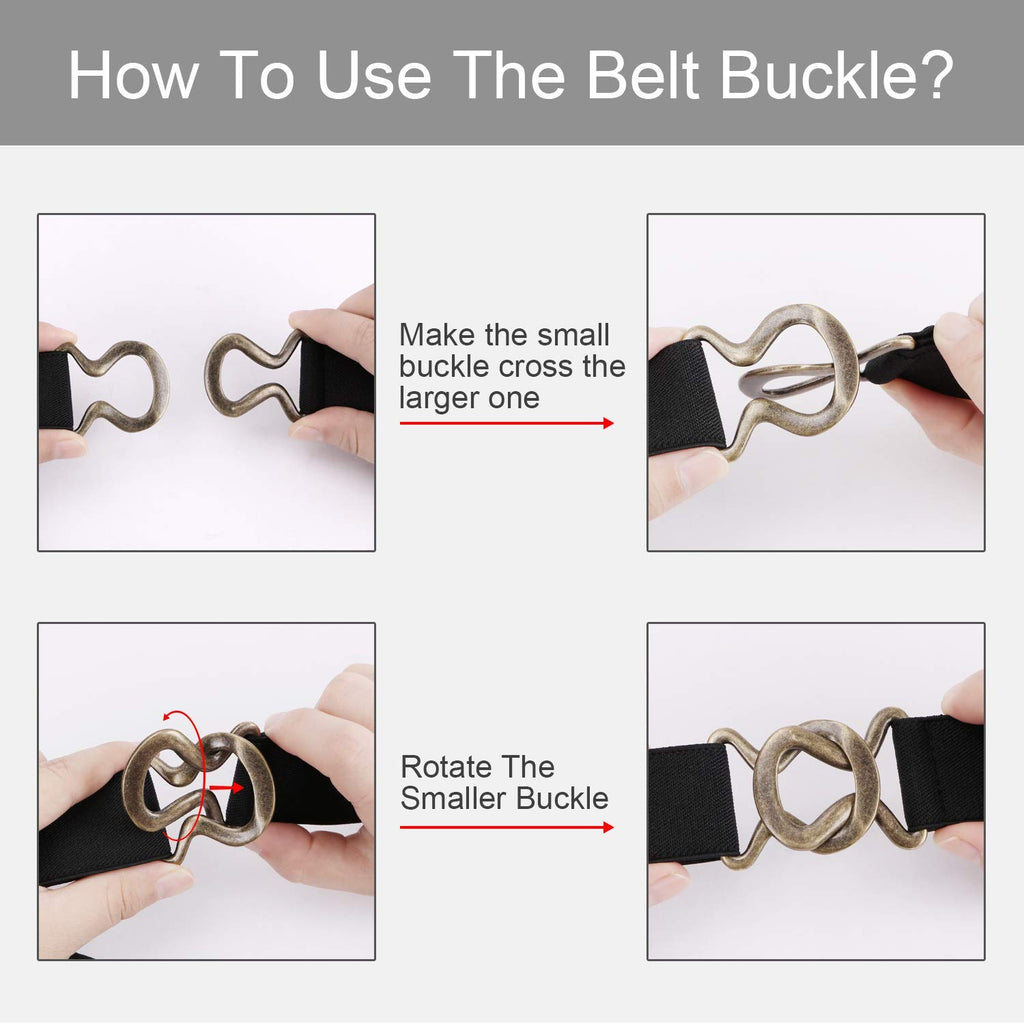 Womens Invisible Belt-Elastic adjustable web belt mens-Jasgood ...