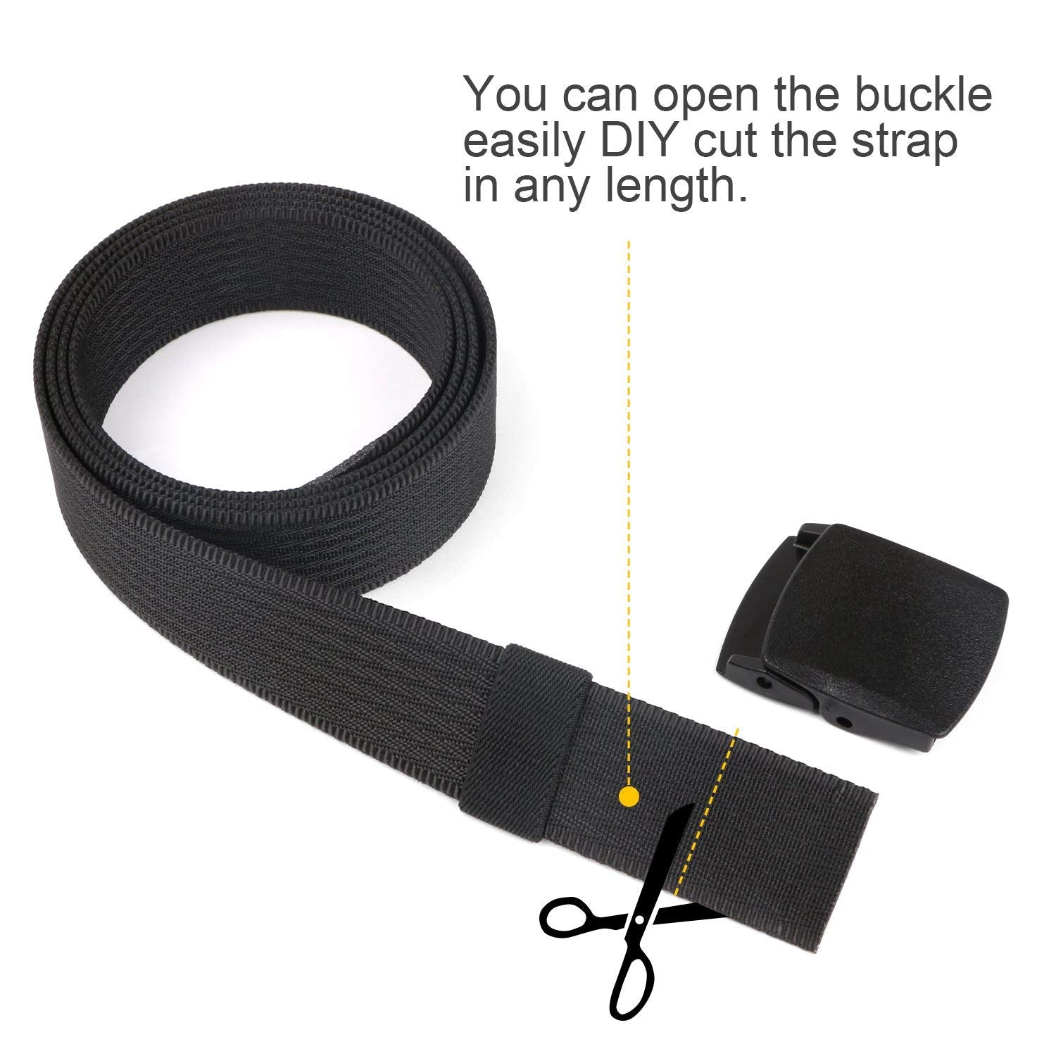 Nickel free belt-nylon belt plastic buckle-Adjustable-Jasgood – JASGOOD ...