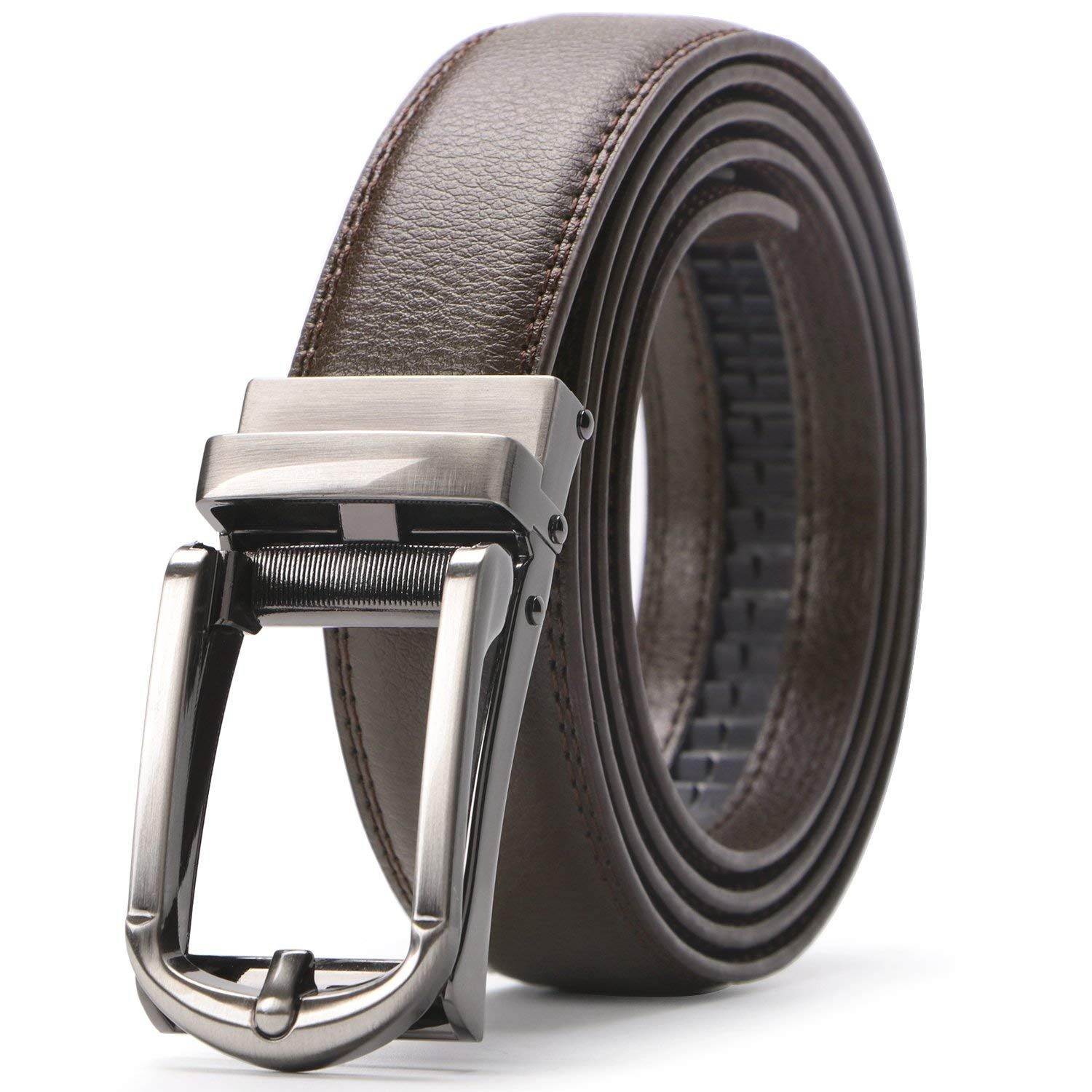 Leather ratchet belt for men-Automatic Buckle-Jasgood – JASGOOD OFFICIAL