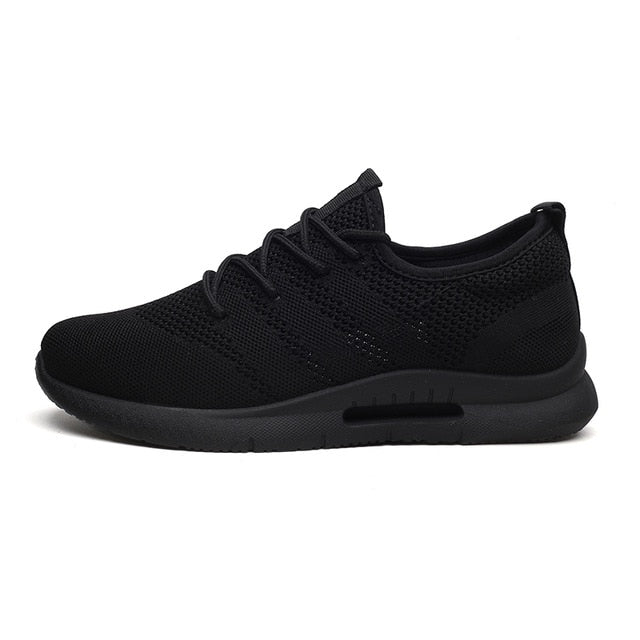 comfortable black running shoes