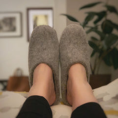 felted wool slippers