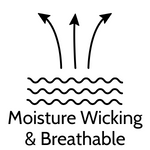 moisture wicking and breathable