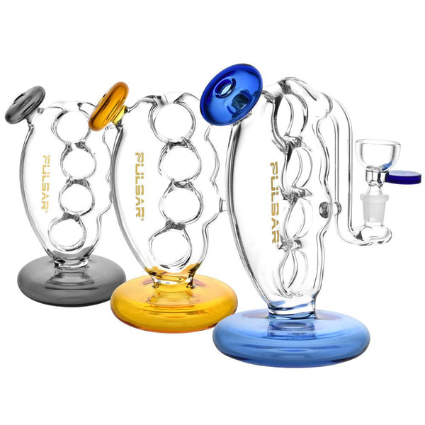 Pulsar Hammer Glass Bubbler Water Smoking Pipe For Puffco Proxy