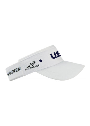 USA White Visor