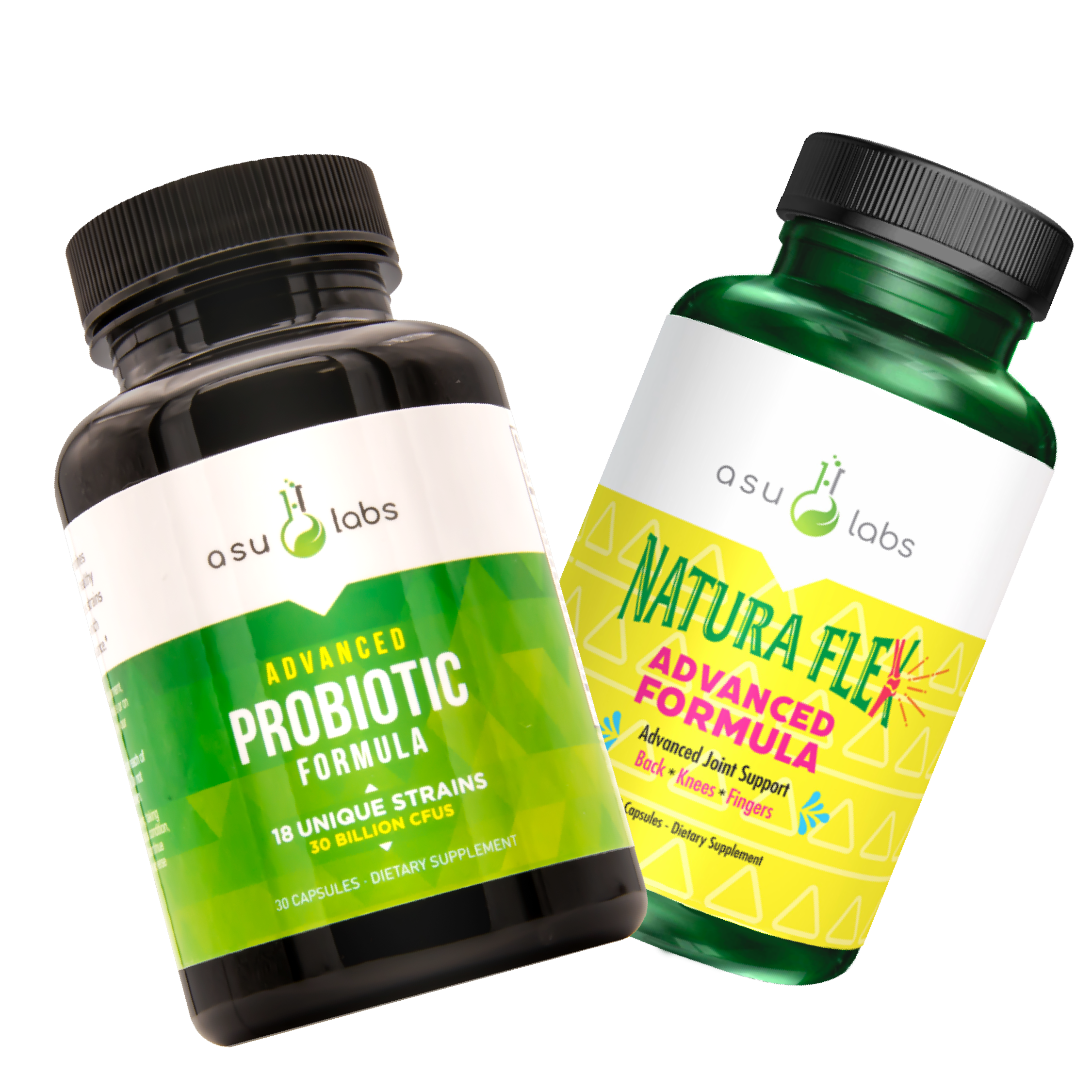 ASULABS Advanced Probiotic Formula + ASULABS Natura Flex - Paquete Completo - Asu Labs product image