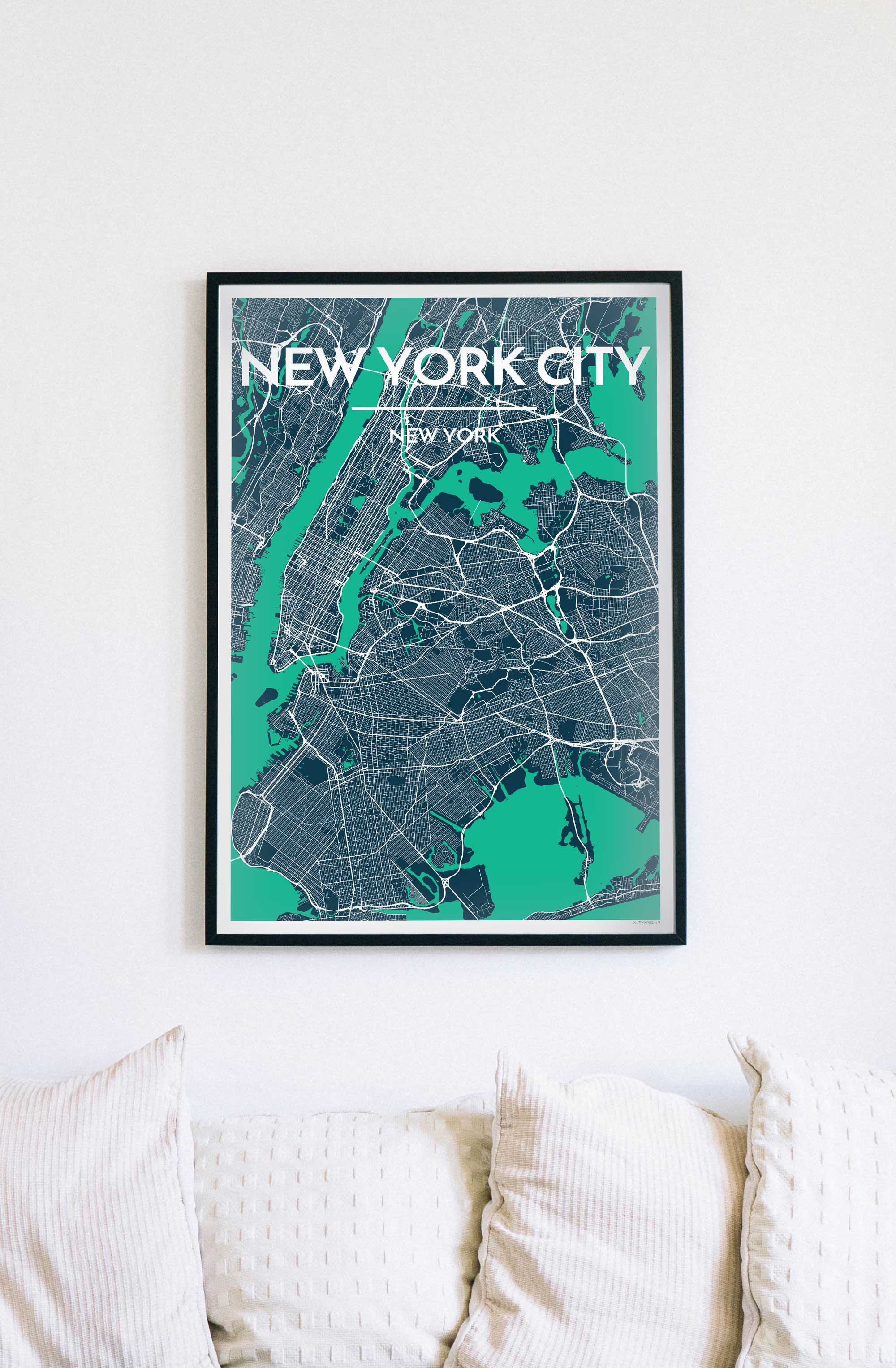 New York City map print