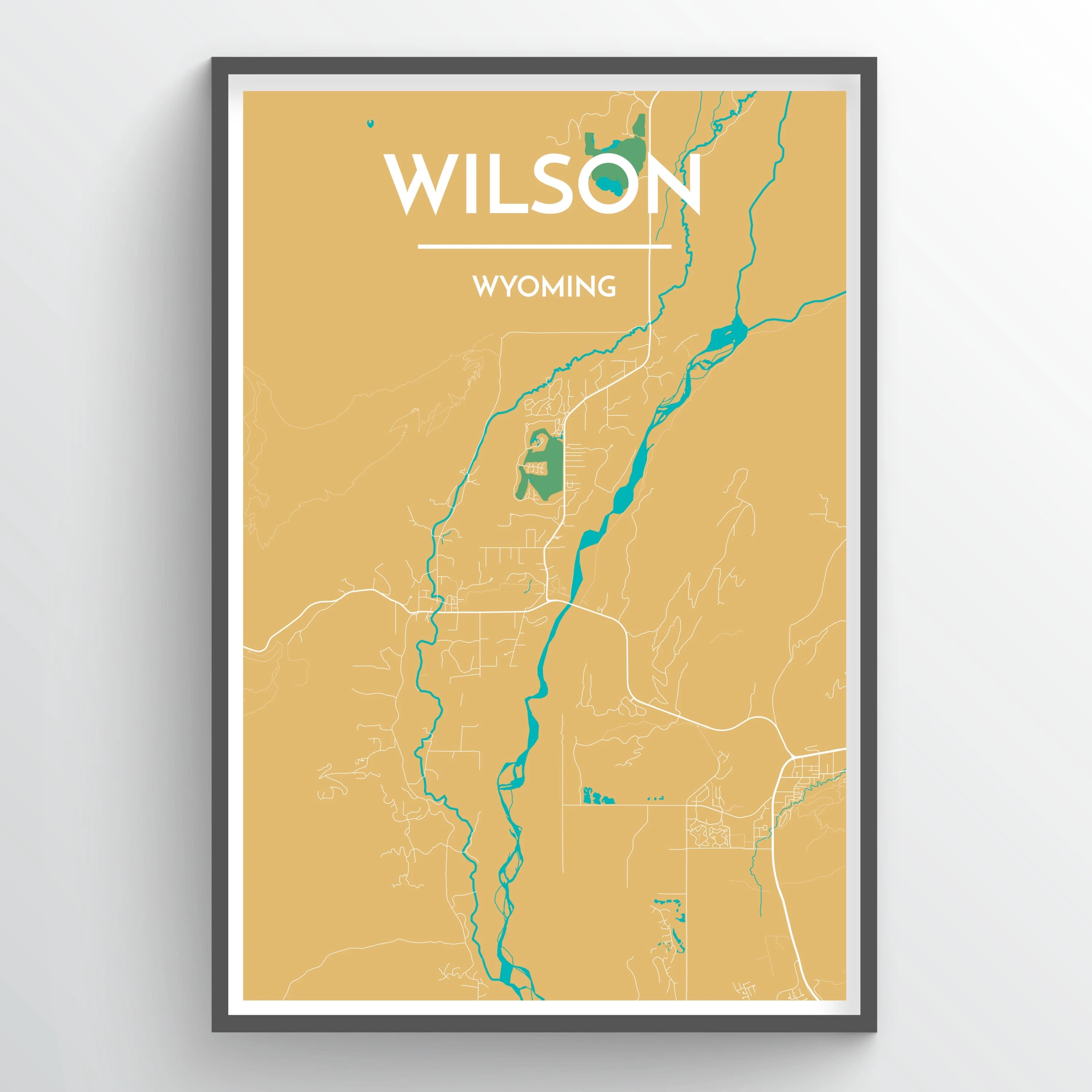  Wilson City Map Print