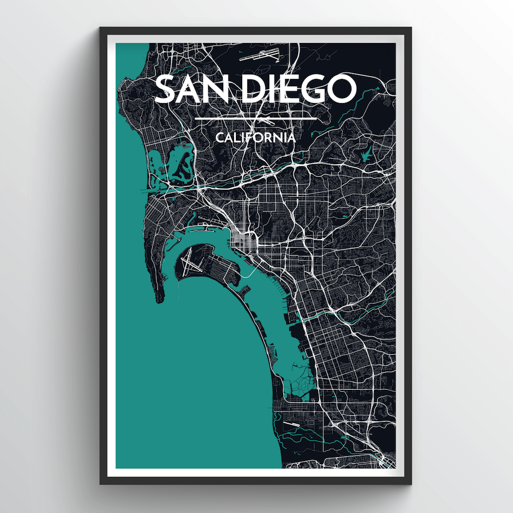 maps of san diego area