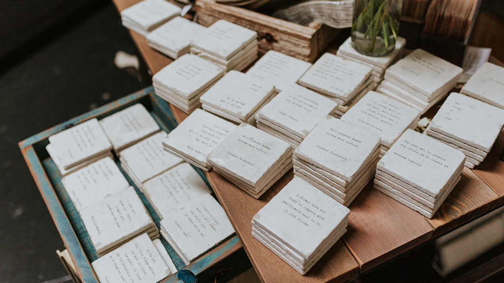 Marble coasters