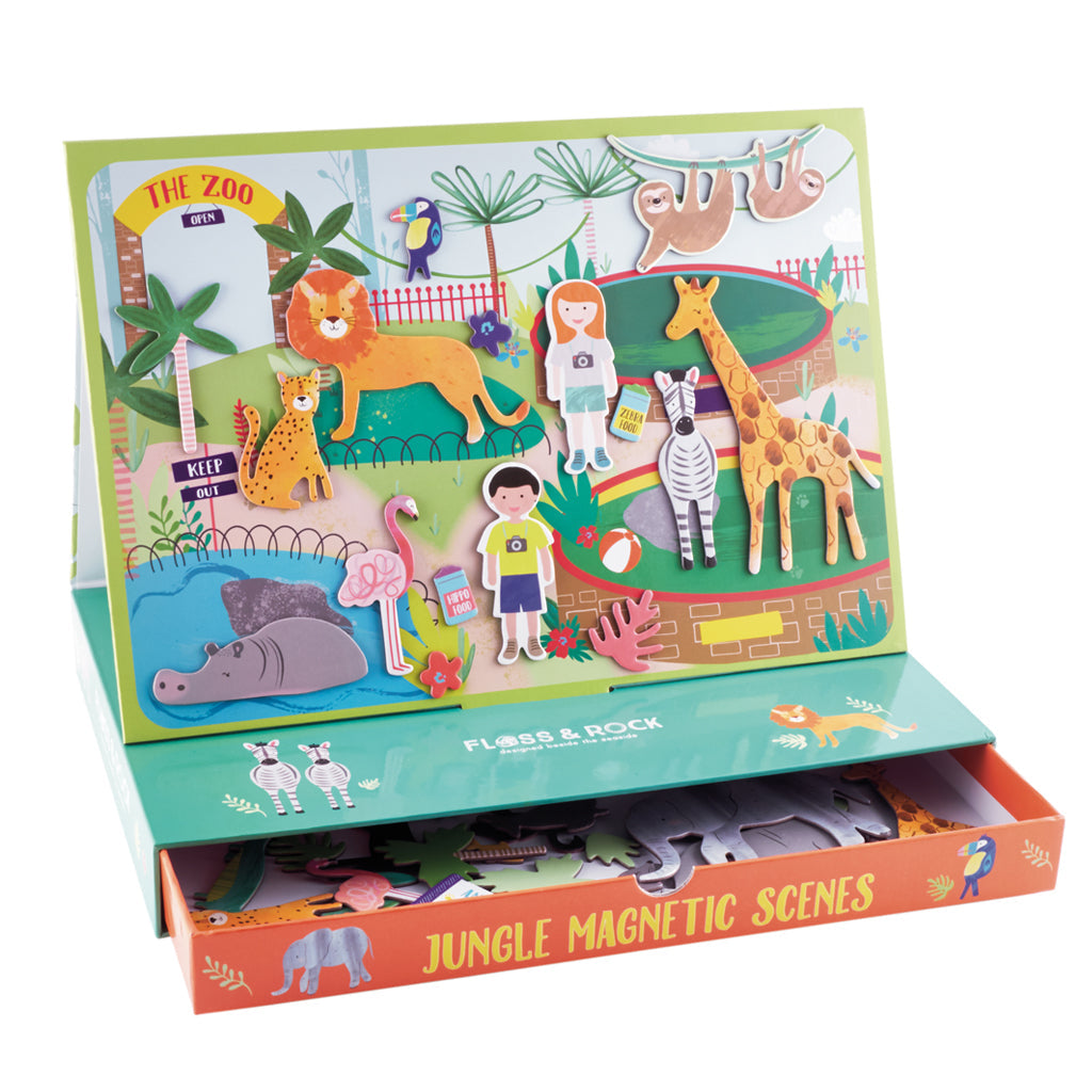 Floss & Rock Magnetic Play Scenes - Jungle