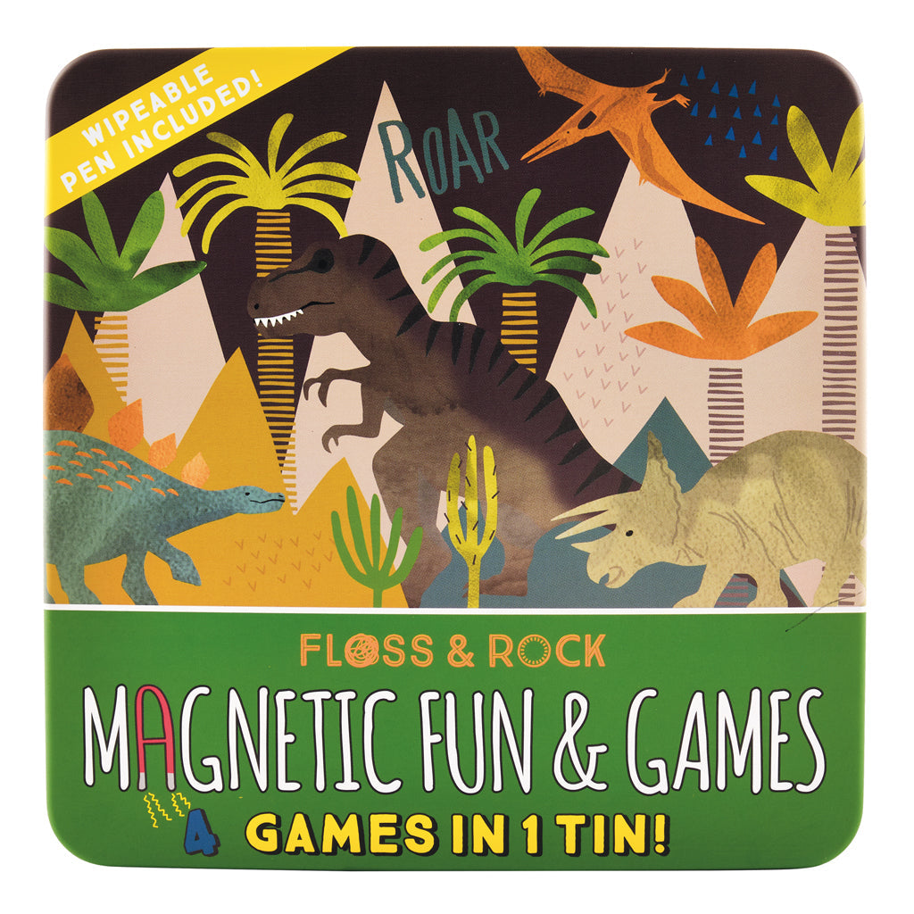 Floss & Rock Magnetic Fun & Games - Dinosaur