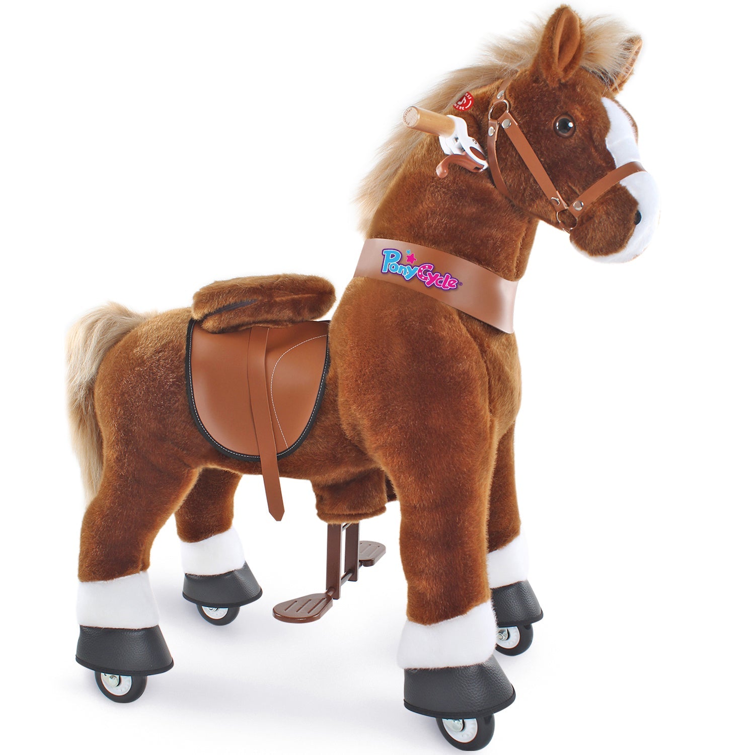 PonyCycle Ride-on Pony Toy Age 4-8 Brown