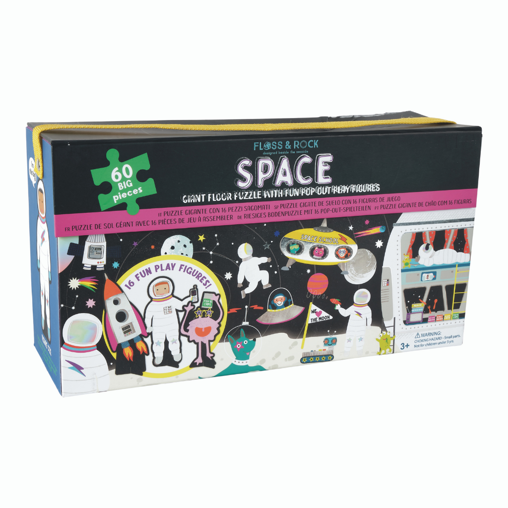 Floss & Rock 60pc Giant Floor Puzzle With Pop Out Pieces - Space