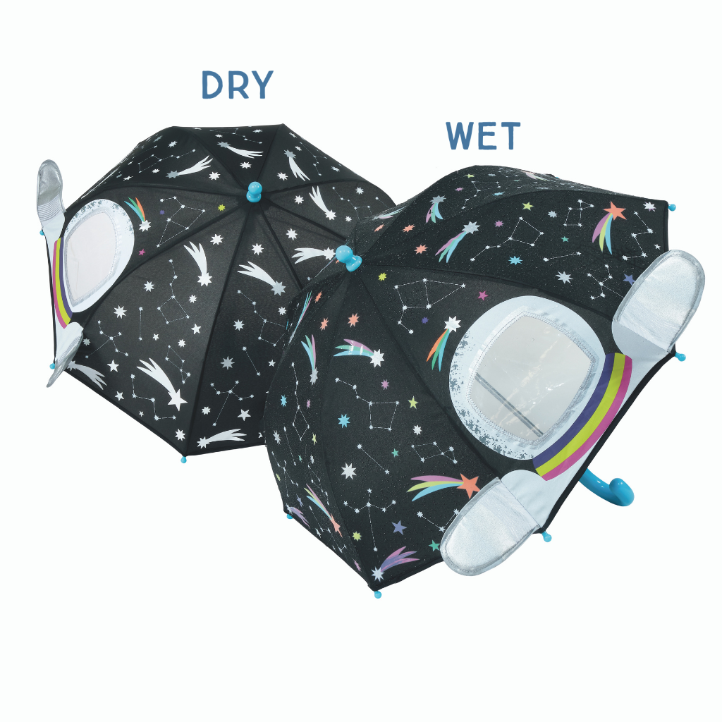 Floss & Rock Colour Changing 3D Umbrella - Space