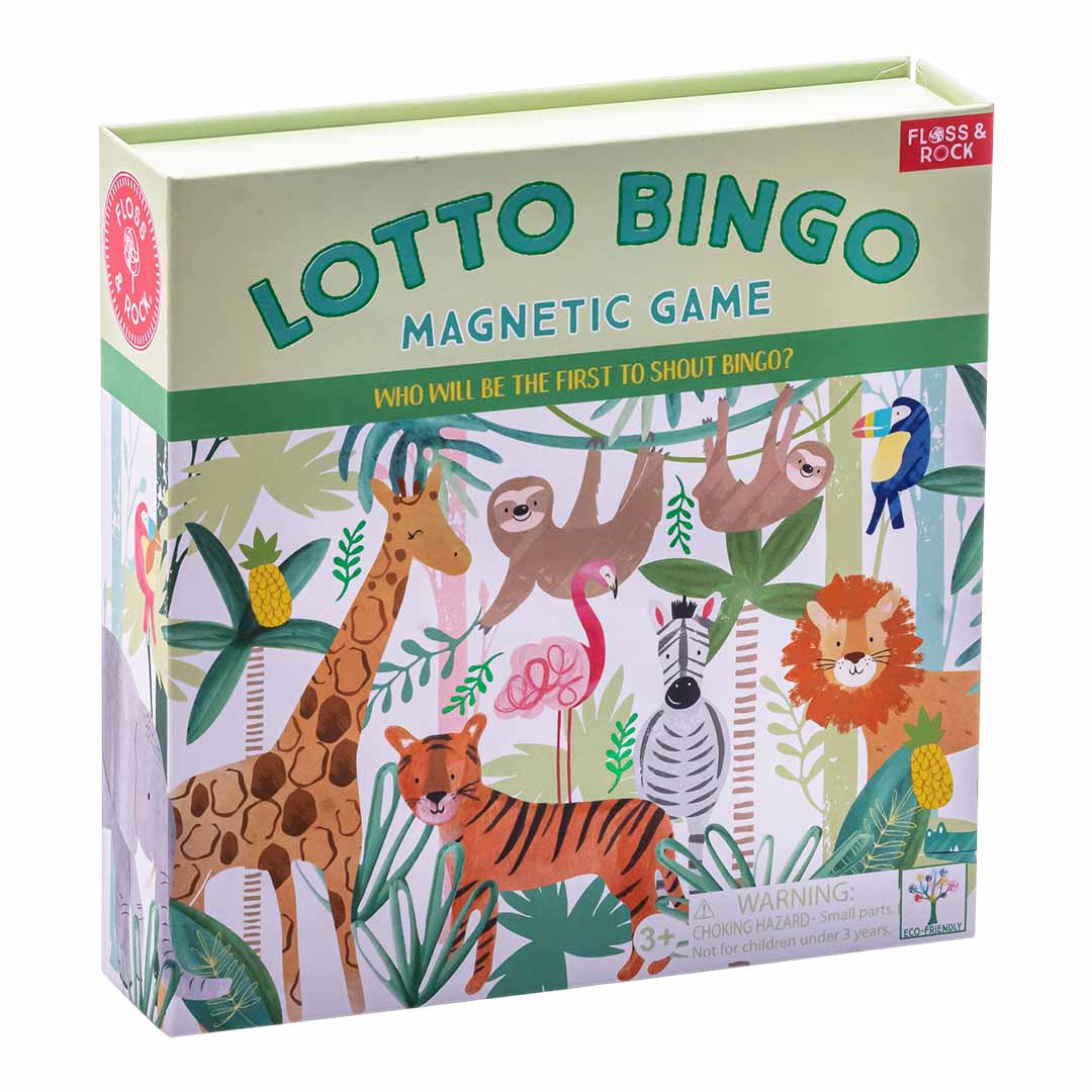 Floss & Rock Magnetic Lotto Bingo - Jungle