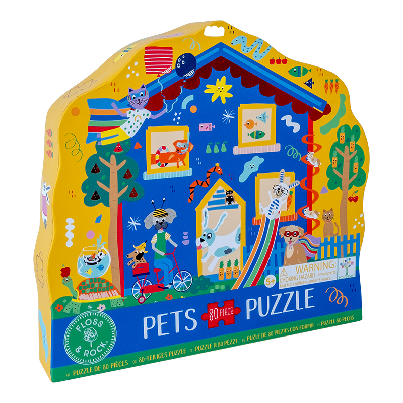 Floss & Rock 80 Piece Jigsaw - Pets