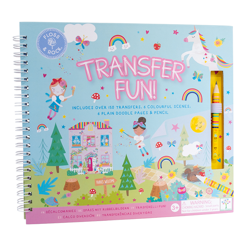 Floss & Rock Transfer Fun - Rainbow Fairy