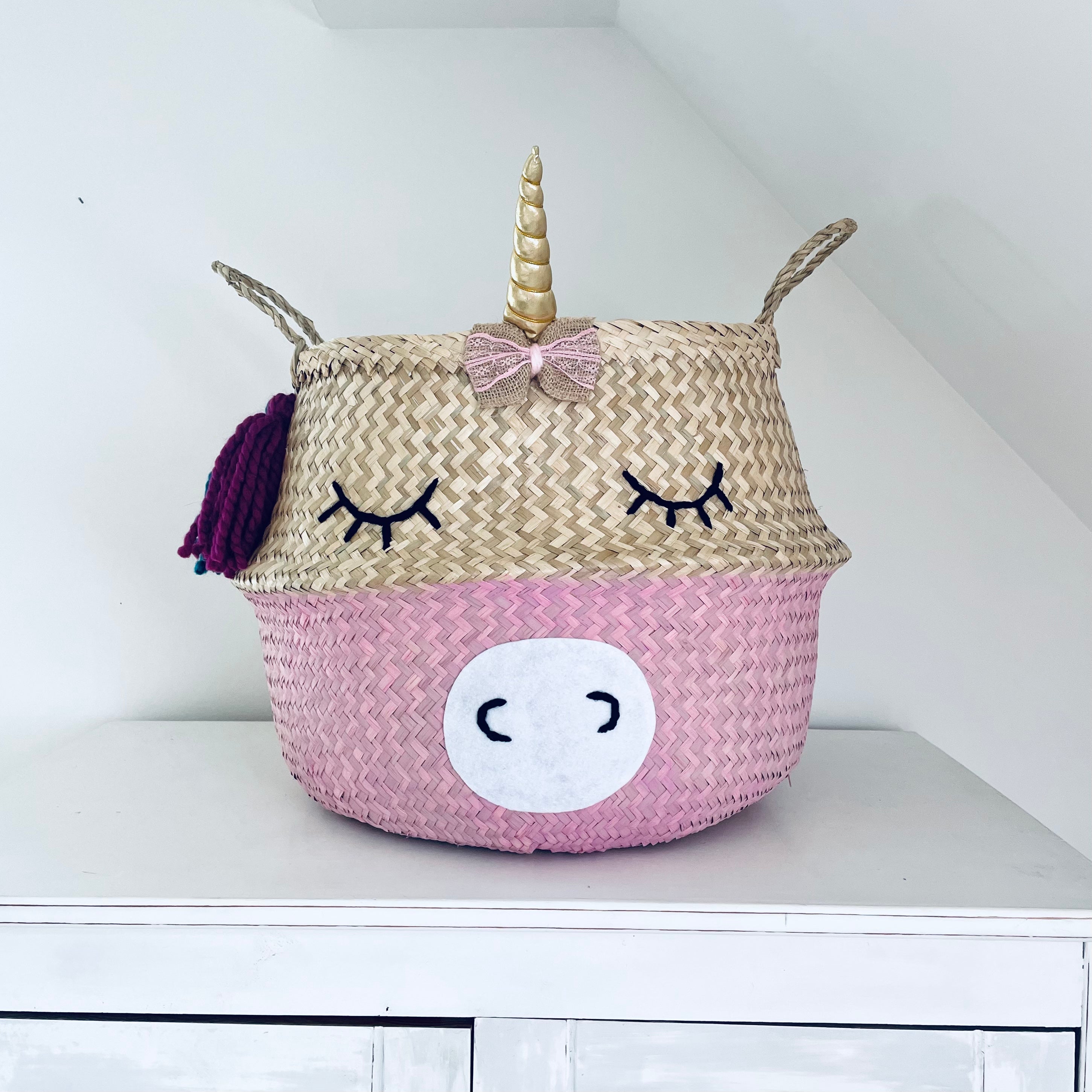 Bellybambino Unicorn Basket - Extra Large