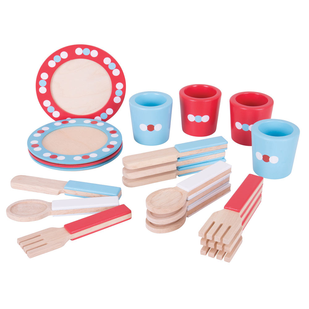 Bigjigs Toys Dinner Service (20 Pce)