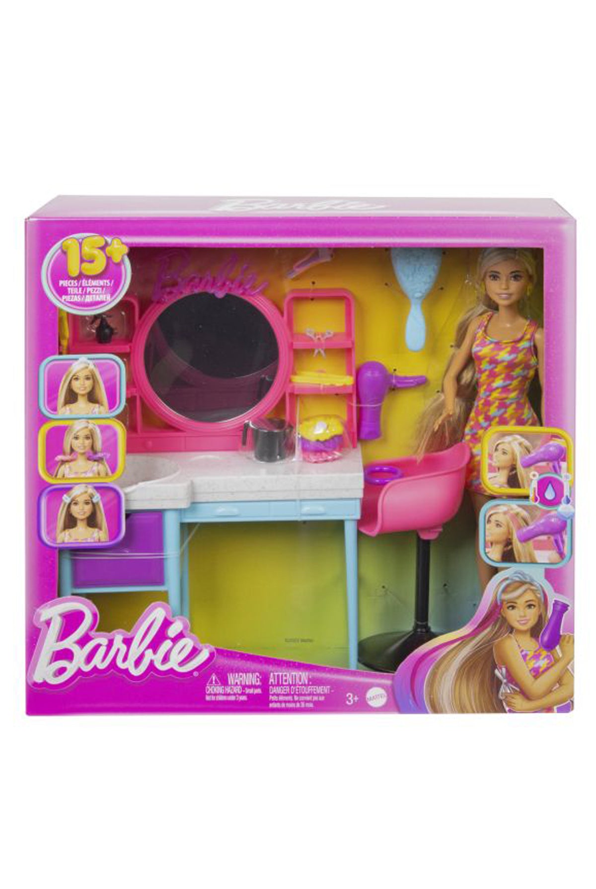 Barbie Barbie Hair Salon Playset