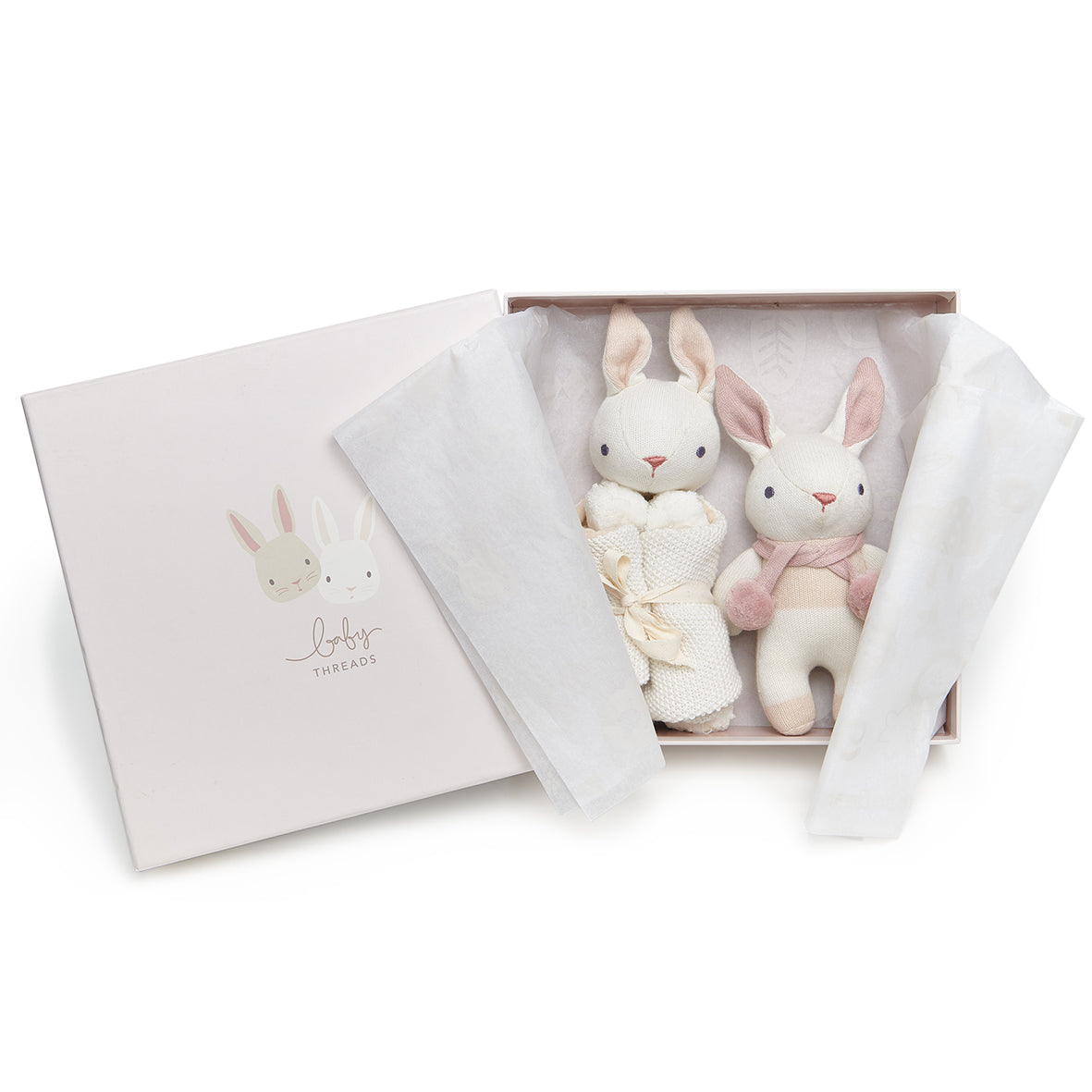 Thread Bear Design Baby Threads Cream Bunny Gift Set