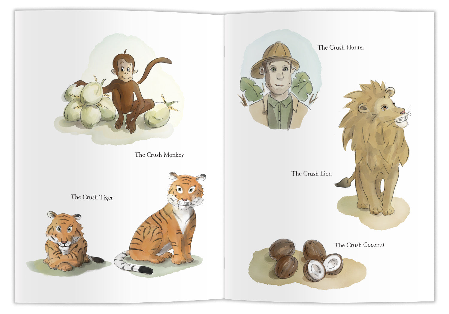 The Crush Series Monkey Crush Colouring Book