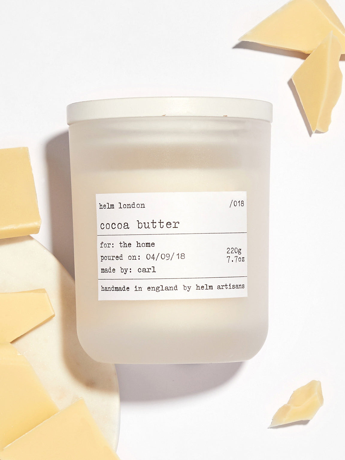 Helm London Cocoa Butter Signature Candle