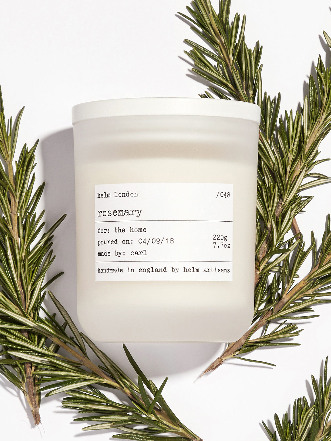 Helm London Rosemary Luxury Candle