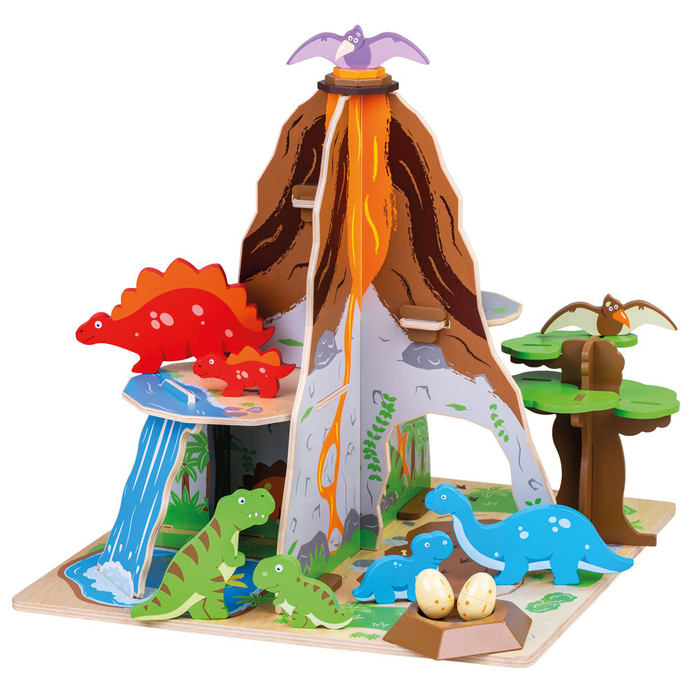 Bigjigs Toys Dinosaur Island Toy Set