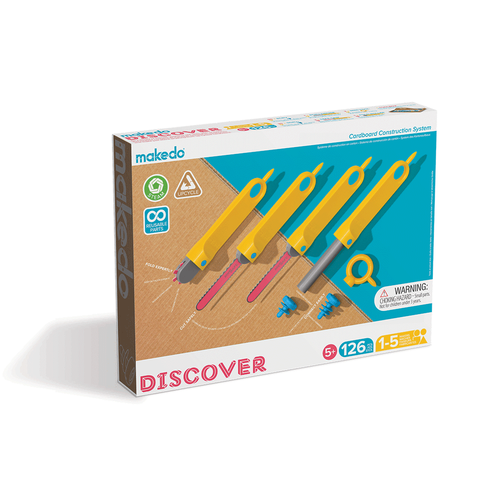 Makedo Makedo - Discover Cardboard Construction Tool Set