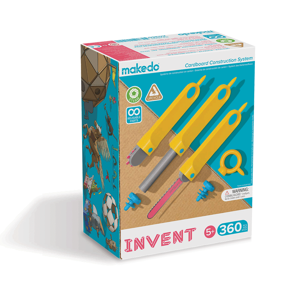 Makedo Makedo - Invent Cardboard Construction Tool Set