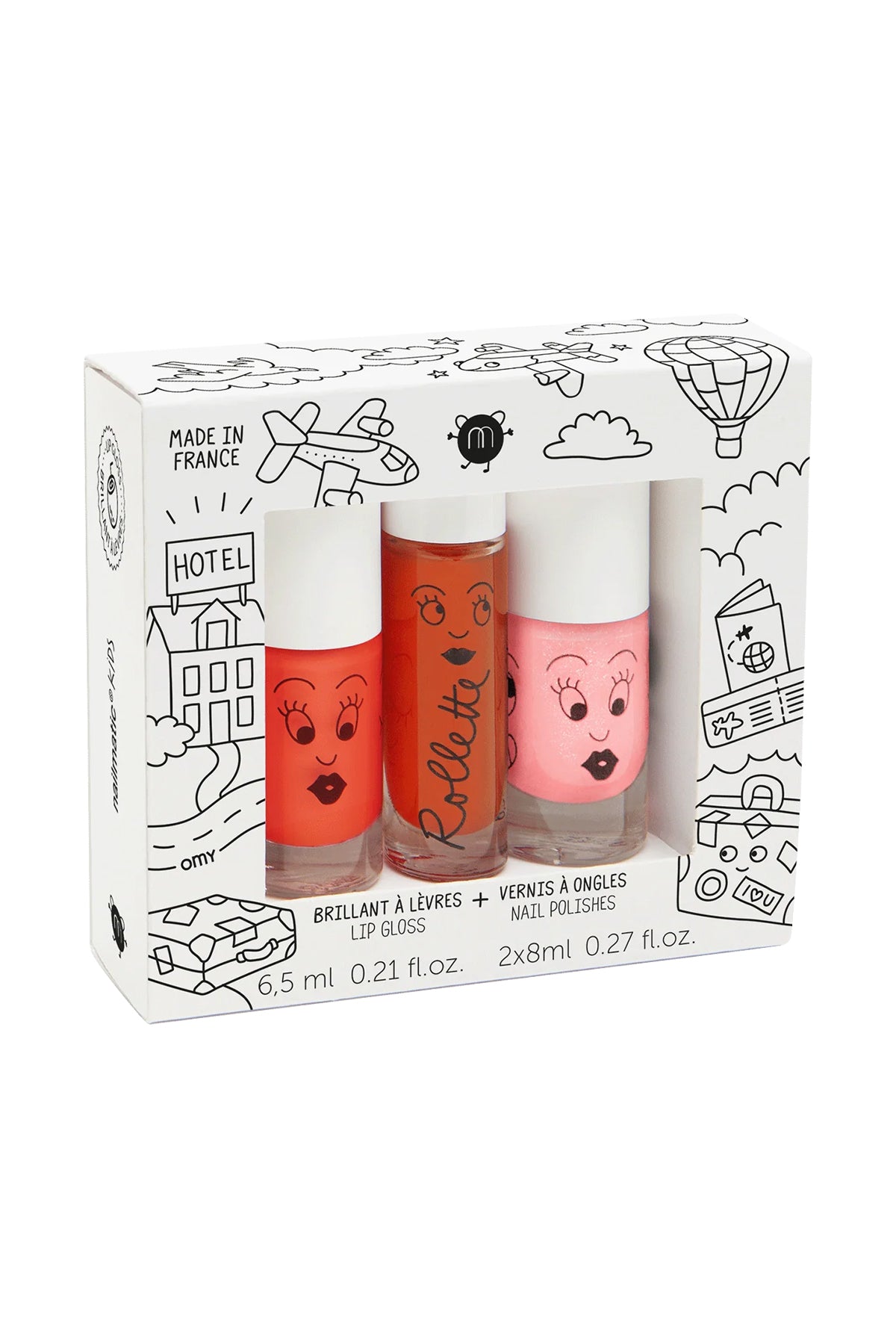 nailmatic kids Nailmatic Trio - Amazing Trip (2 Polish / 1 Rollette)