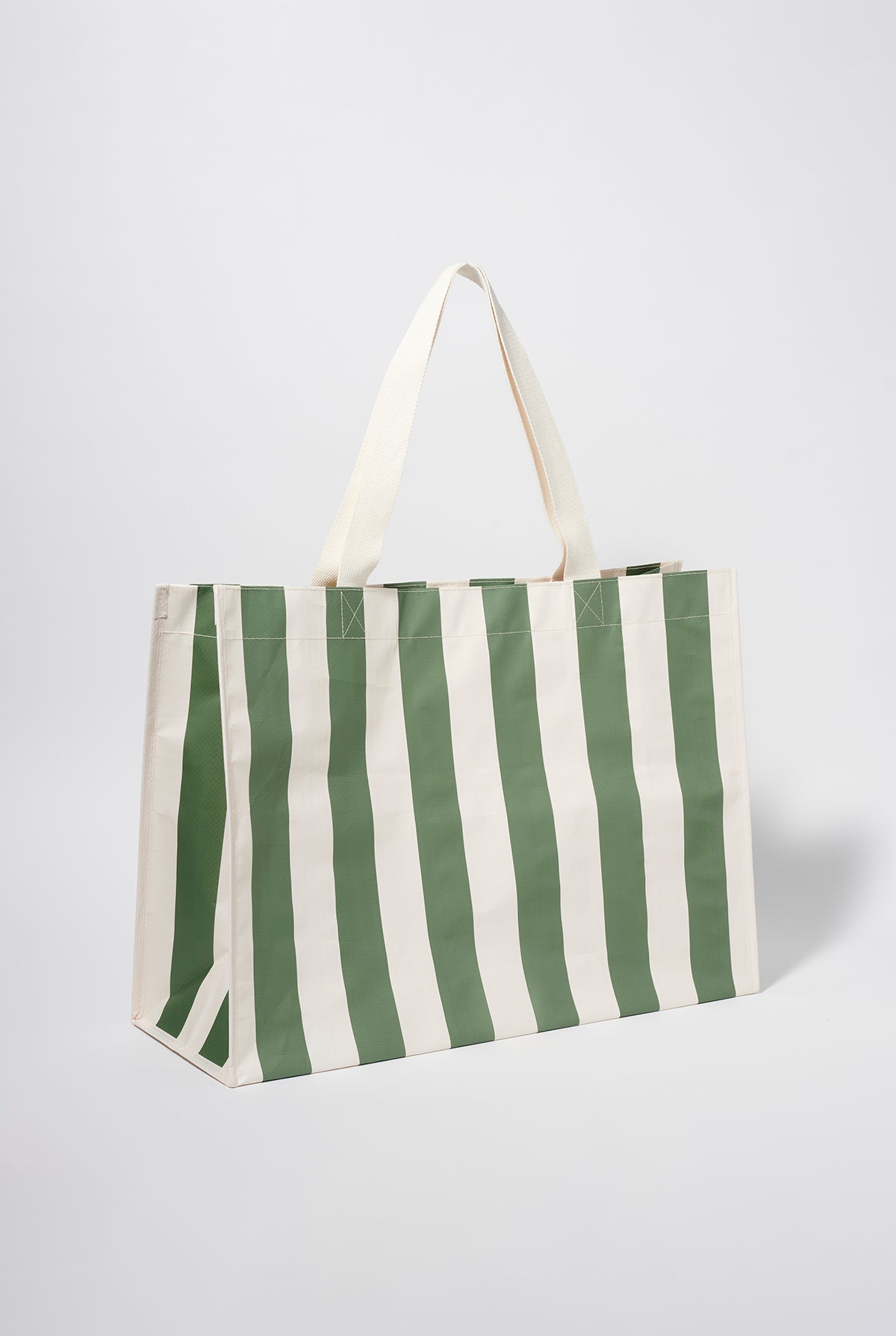 Sunnylife Carryall Beach Bag The Vacay Olive Stripe