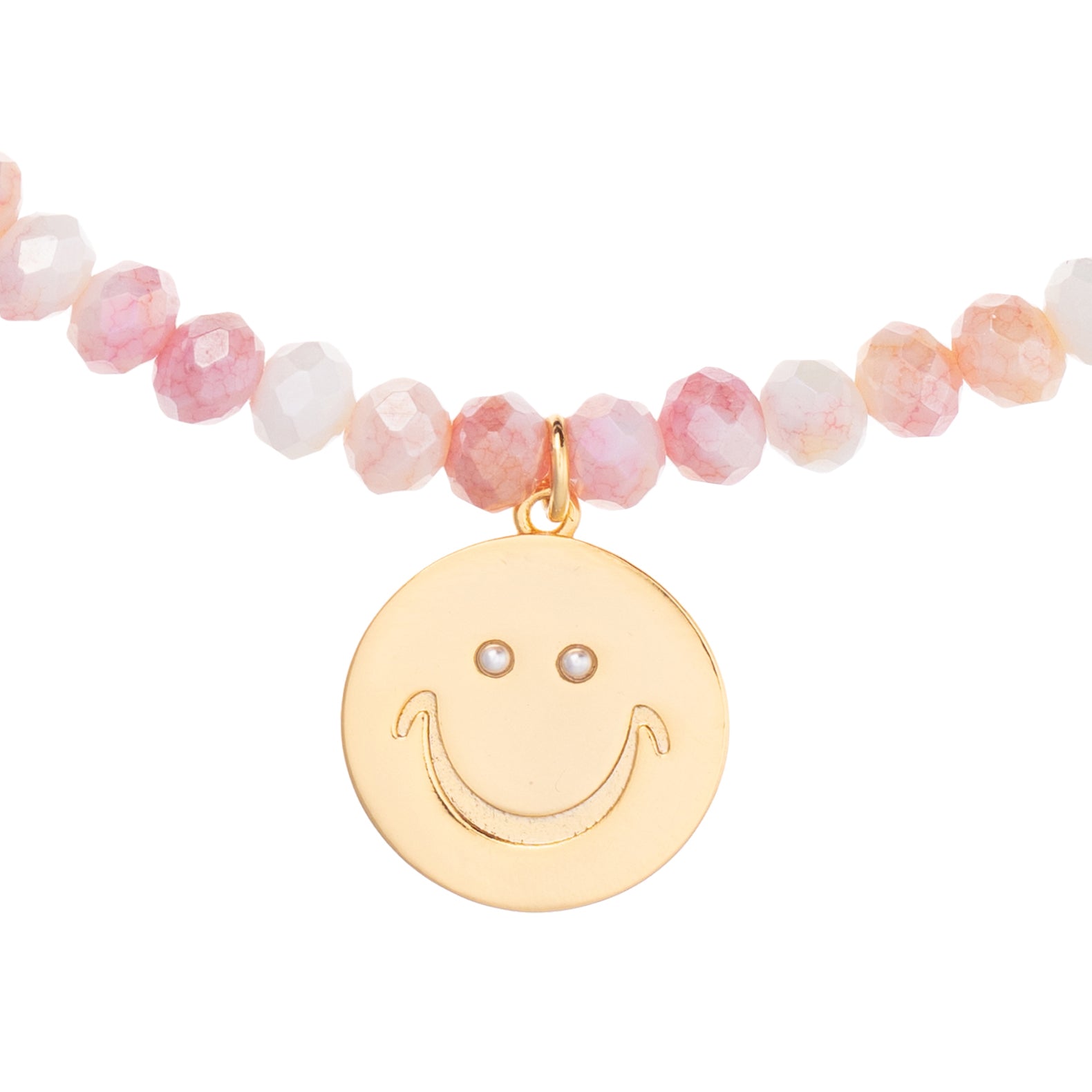 Talis Chains Have a Nice Day Necklace- Pink