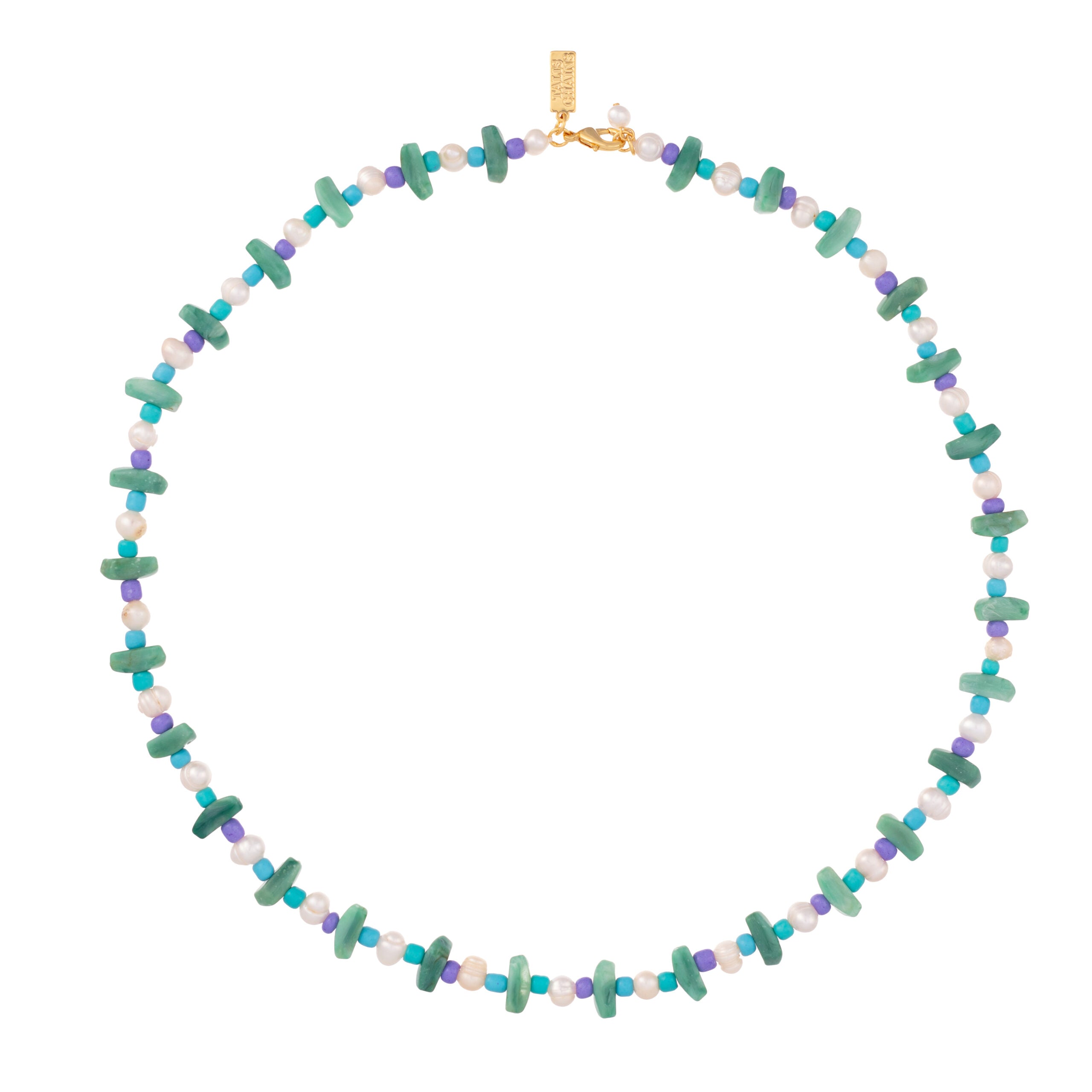 Talis Chains Fiji Pearl Necklace- Blue